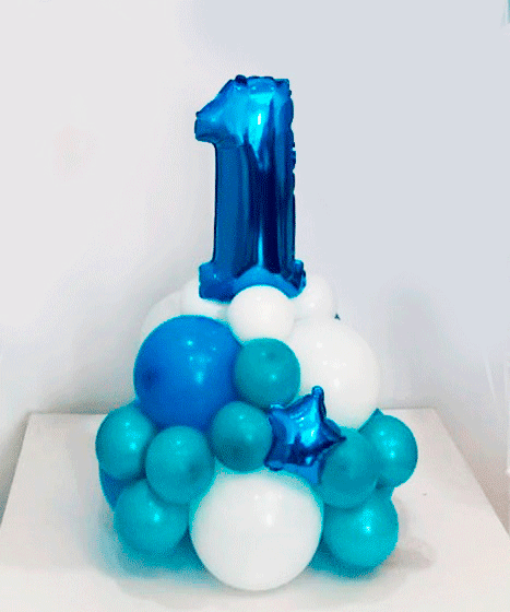 №3.43 Шар цифра 50-60см - 500р. Цифра любая. Цвет шаров любой